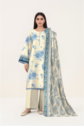 SAPPHIRE 3-Piece Printed Lawn Suit – CL12-116