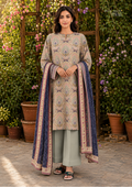 SAPPHIRE 3-Piece Printed Linen Suit (CL16-160)