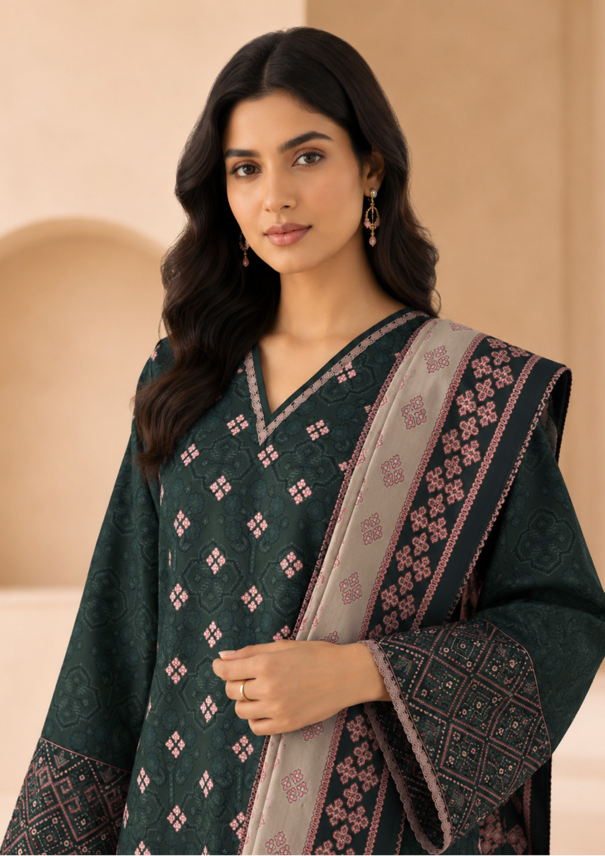 SAPPHIRE Digital Embroidered Linen – CL11-102