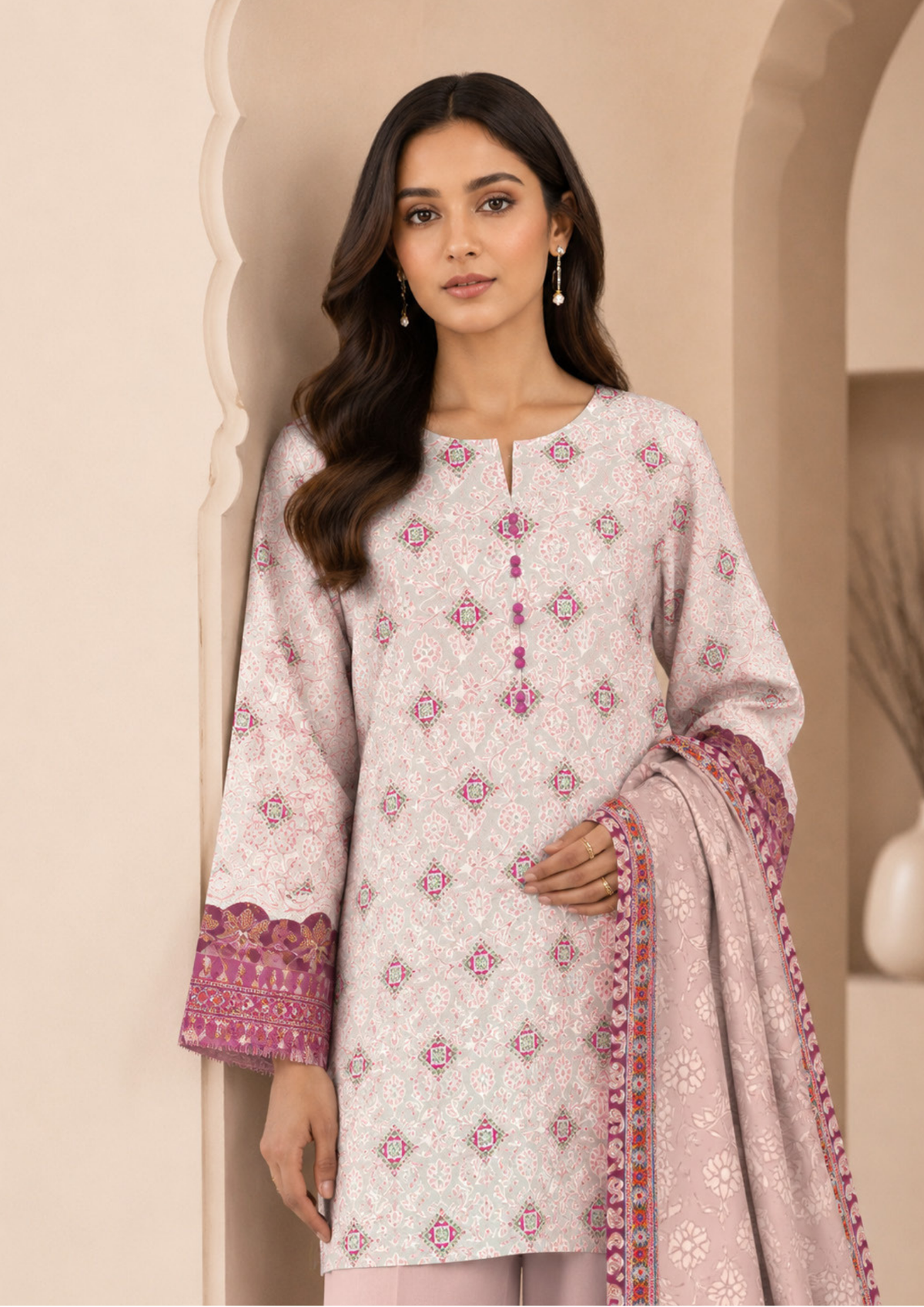 SAPPHIRE Digital Embroidered Linen – CL11-109