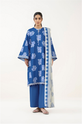 SAPPHIRE 3-Piece Printed Lawn Suit – CL12-114