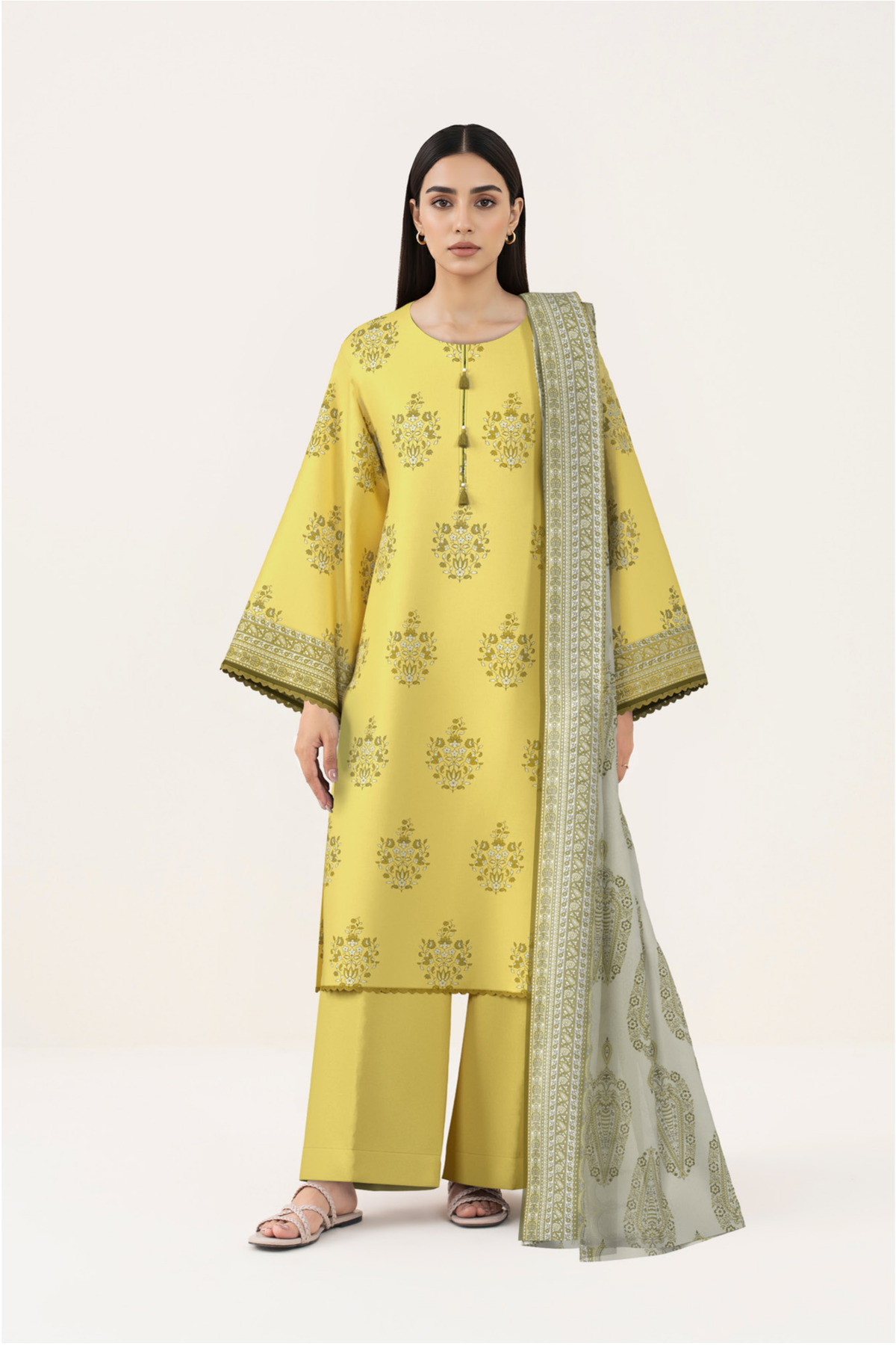 SAPPHIRE 3-Piece Printed Lawn Suit – CL12-115